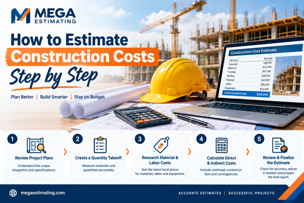 How to Estimate Construction Costs Step by Step