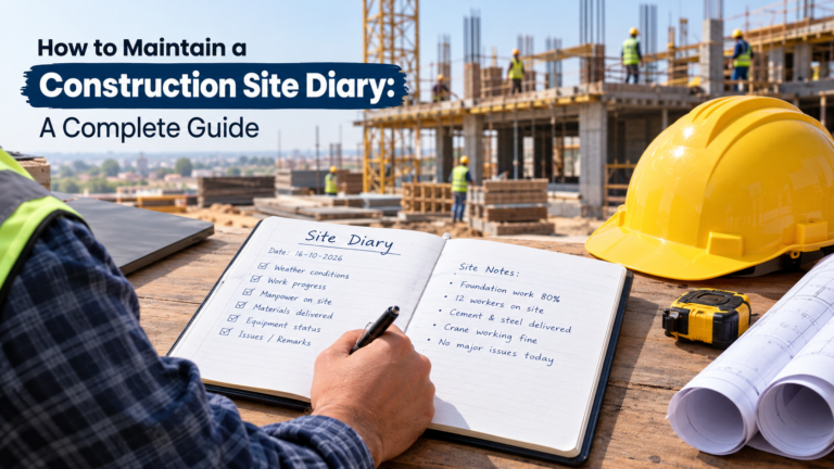 How to Maintain a Construction Site Diary: A Complete Guide