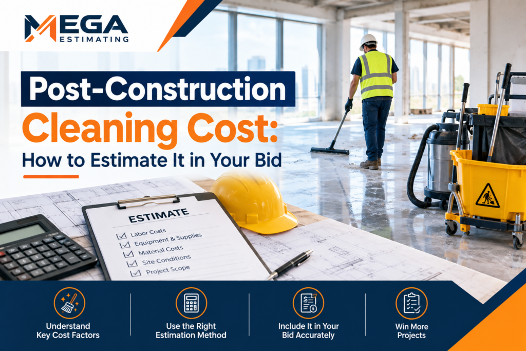 Post-Construction Cleaning Cost Estimate